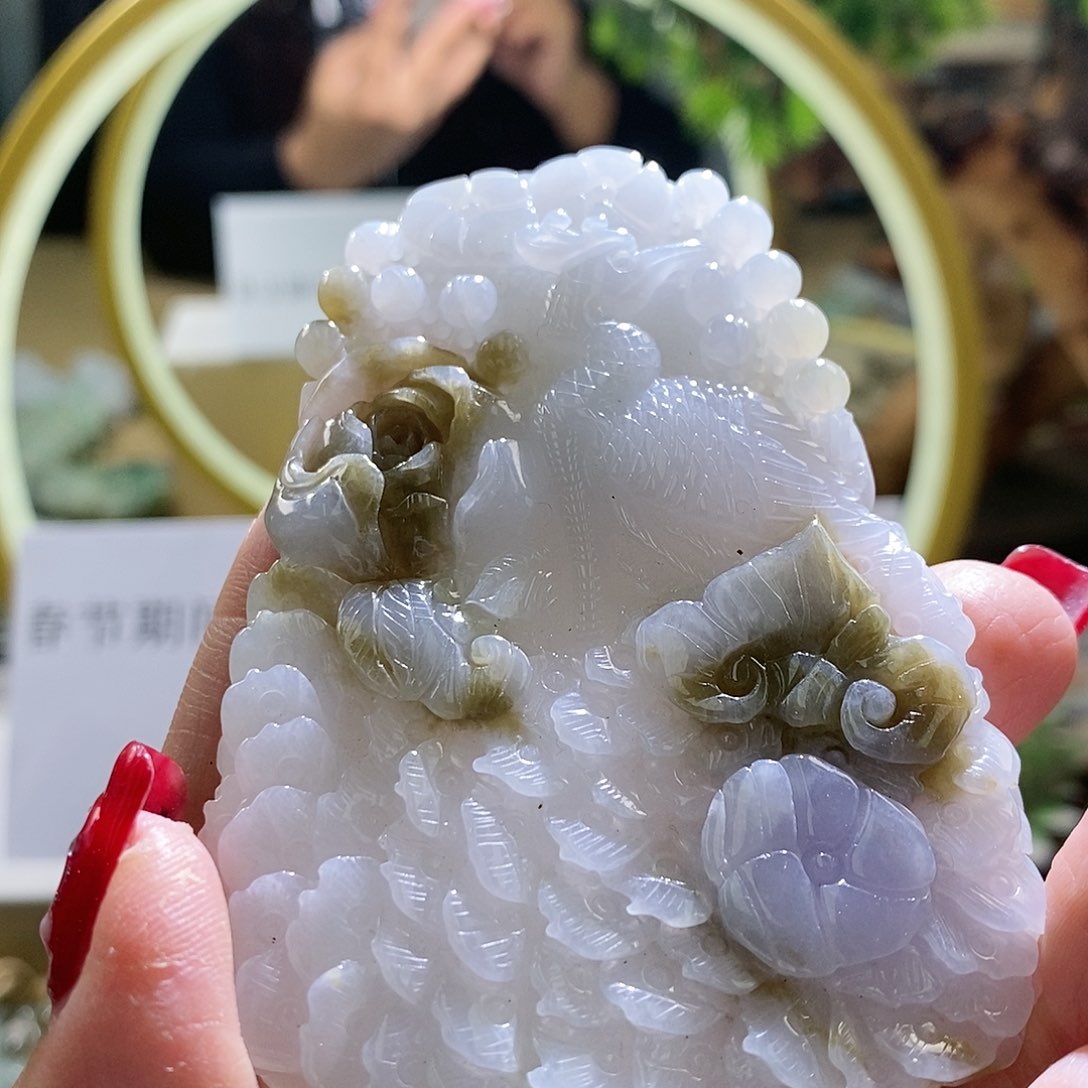 【闪购商品】翡翠颈饰未镶嵌凤凰