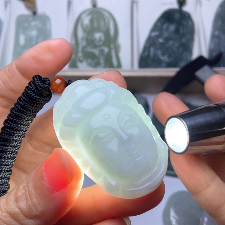 翡翠未镶嵌挂件翡翠