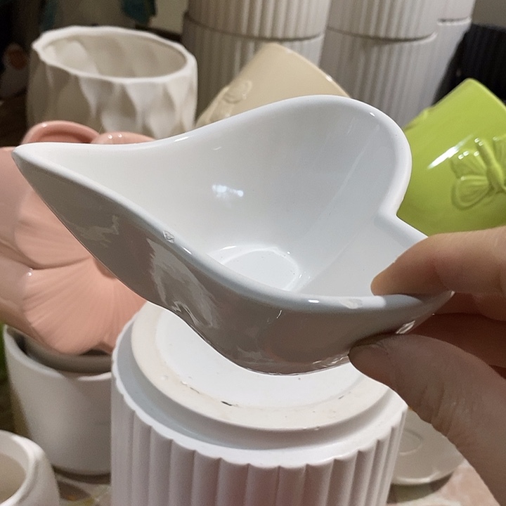 摆件陶陶盆有孔 瑕疵针孔漏釉介意勿拍外口 12外高6