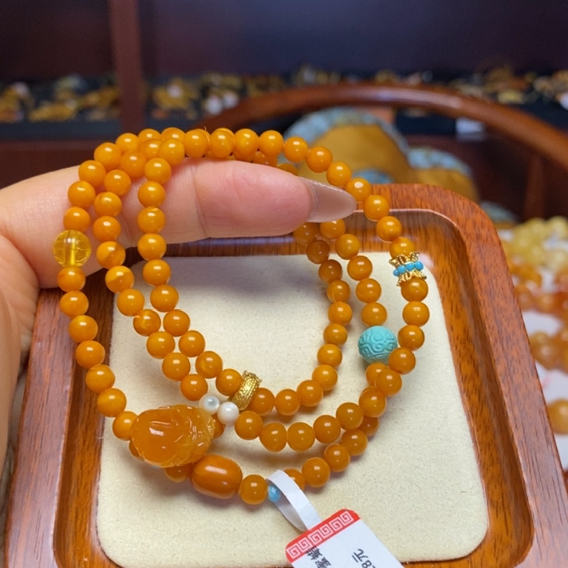 【闪购商品】蜜蜡手链未镶嵌手串