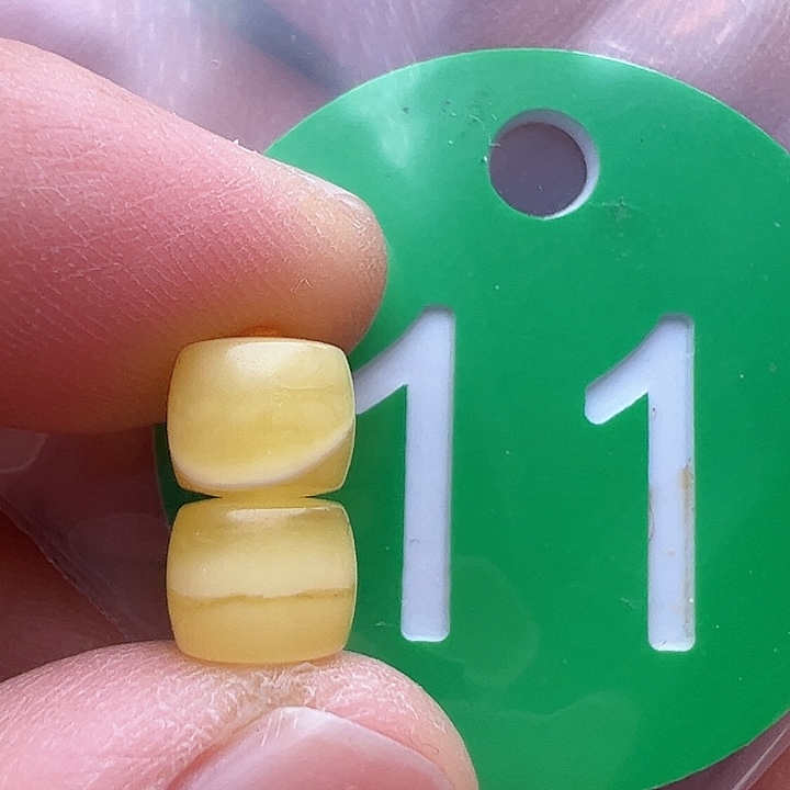 蜜蜡裸石未镶嵌7m m