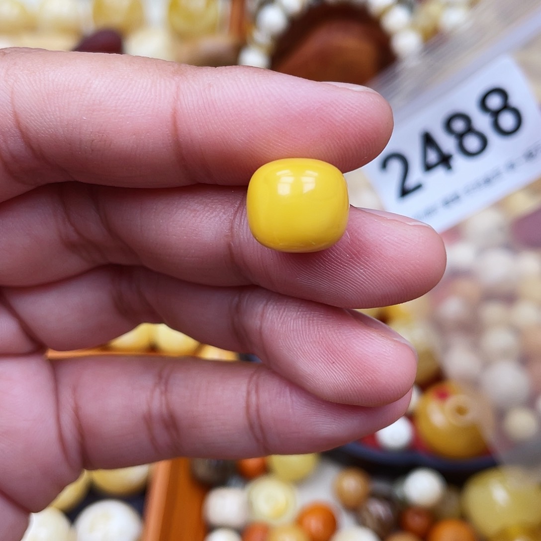 未镶嵌蜜蜡珠宝奇石皮色12.5