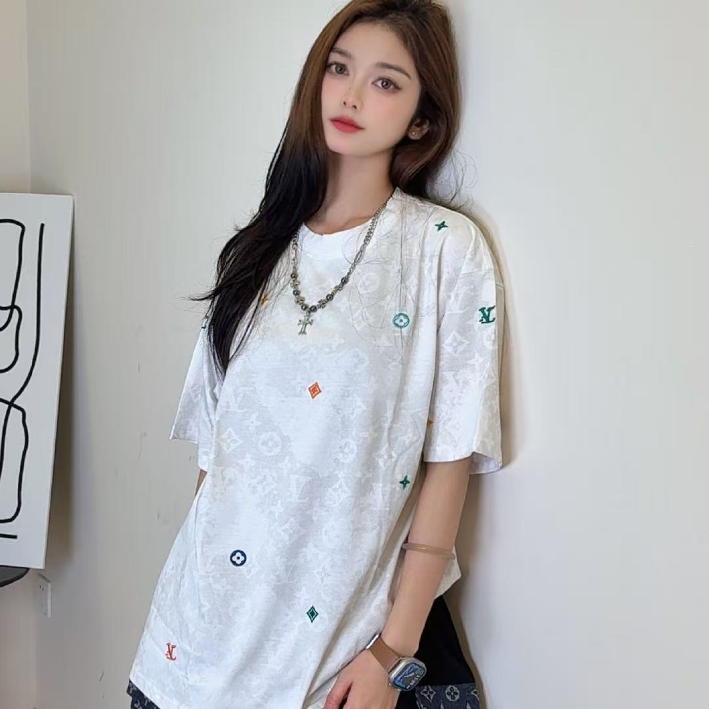 【阳阳专属】-时尚百搭潮流短袖-A1027-1链接