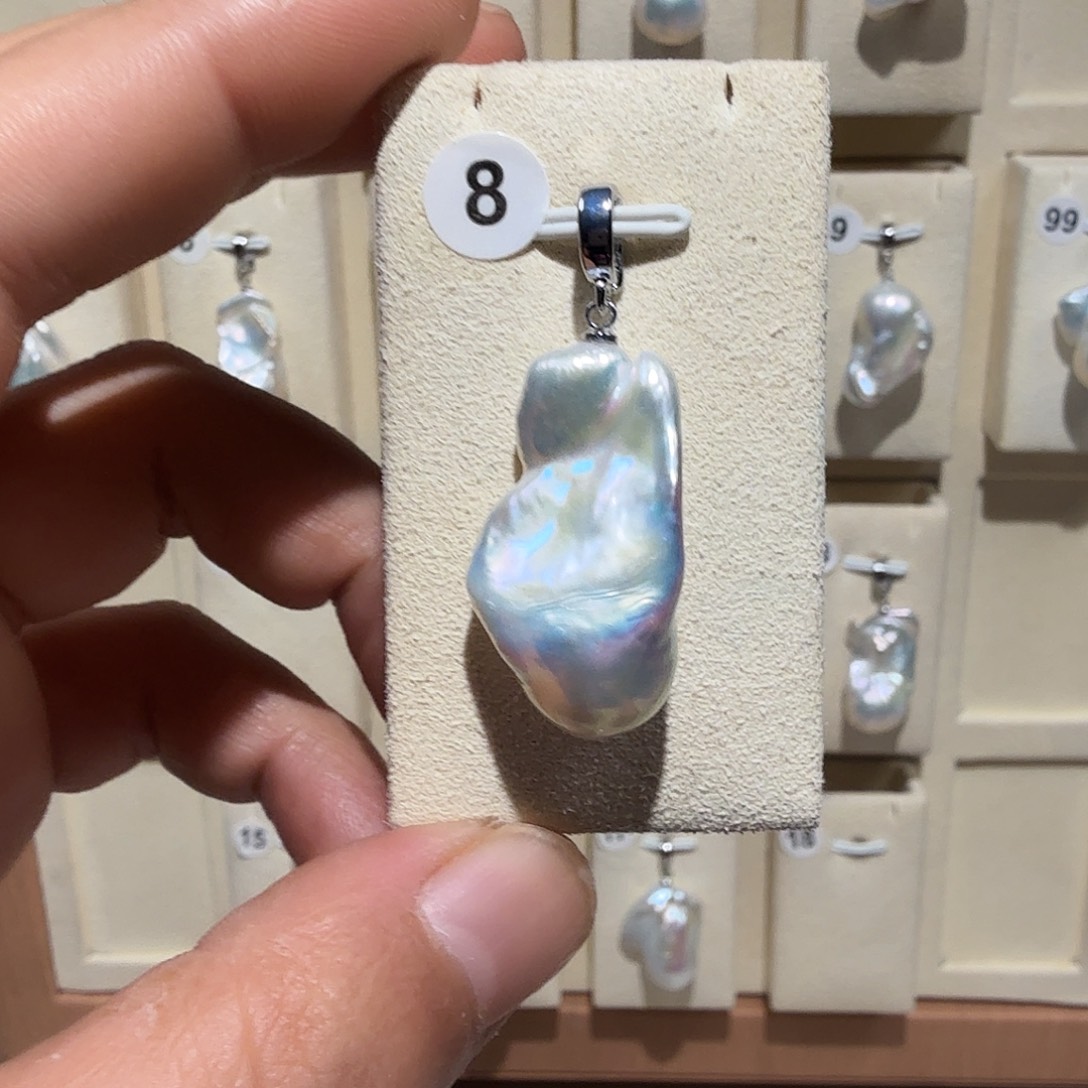 吊坠(不含链)合金淡水珍珠