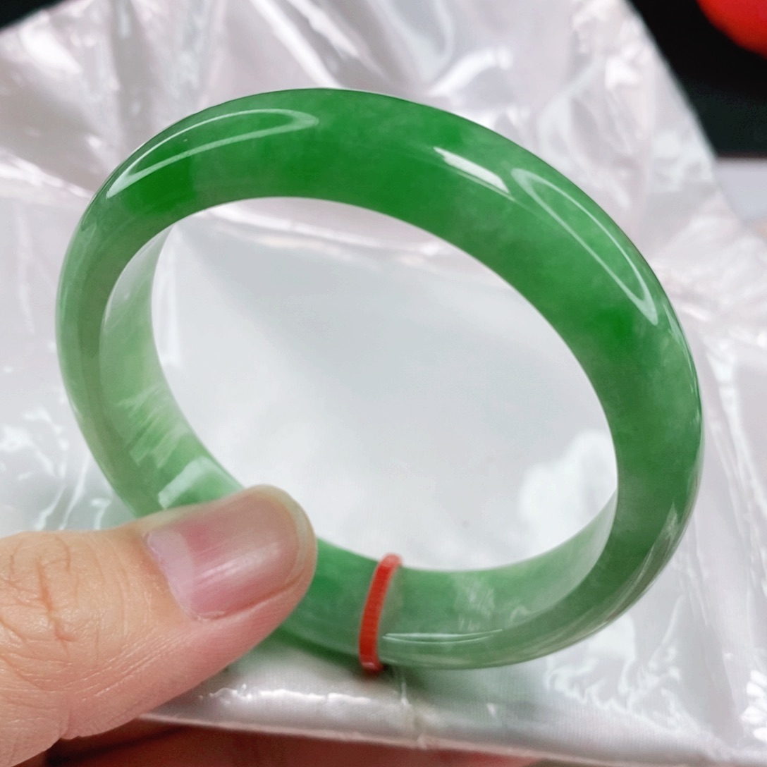 未镶嵌手镯翡翠5152圈口完整