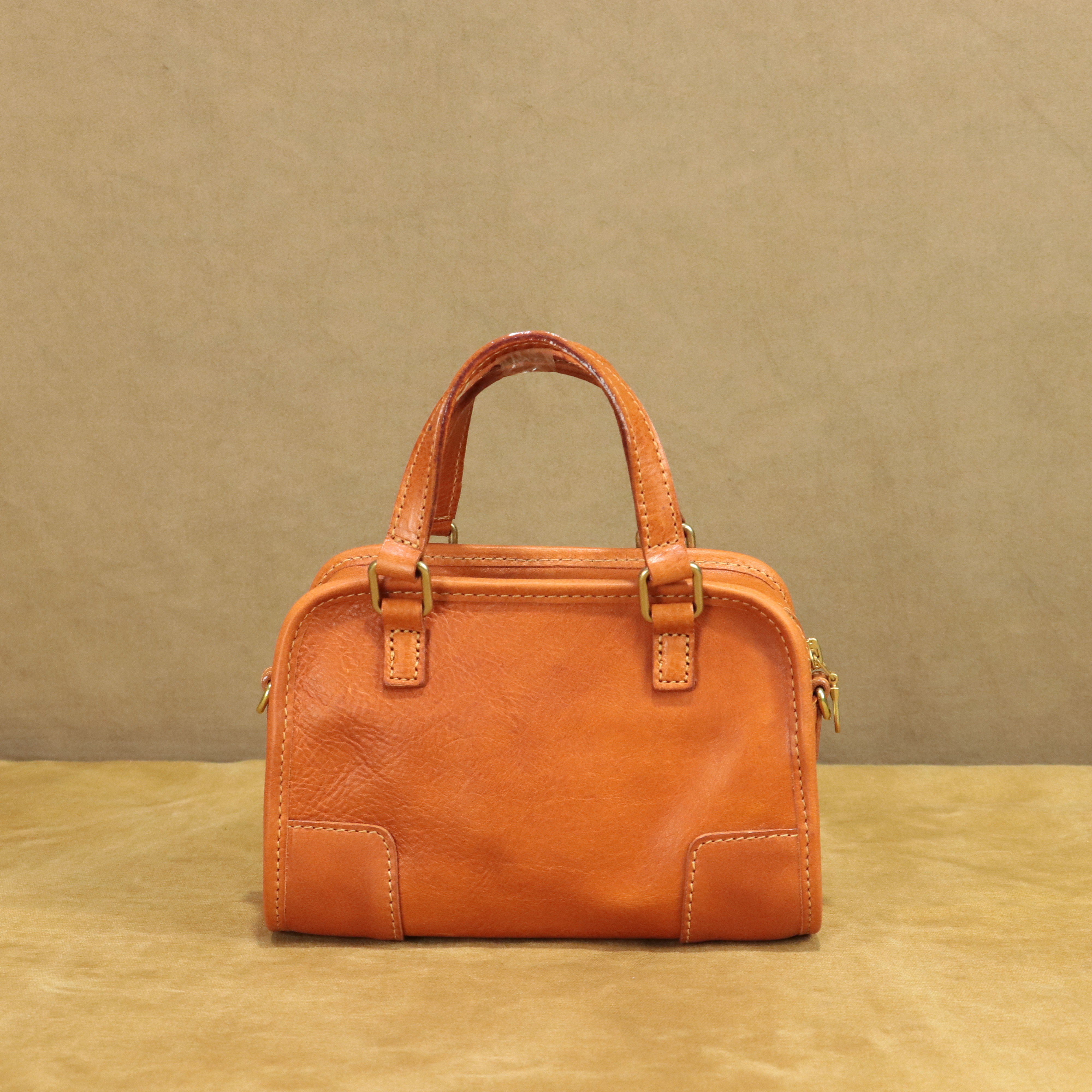 头层植鞣洗水牛皮女士真皮时尚简约单肩斜挎手提高货小罗包包