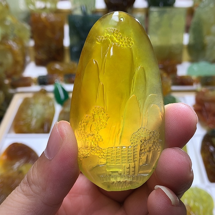 蛇纹石玉未镶嵌珠宝半成品