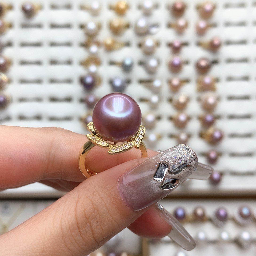 淡水珍珠吊坠(赠链)合金@****风