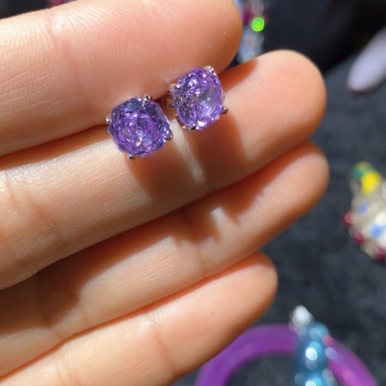 红宝石戒指银S925镶嵌