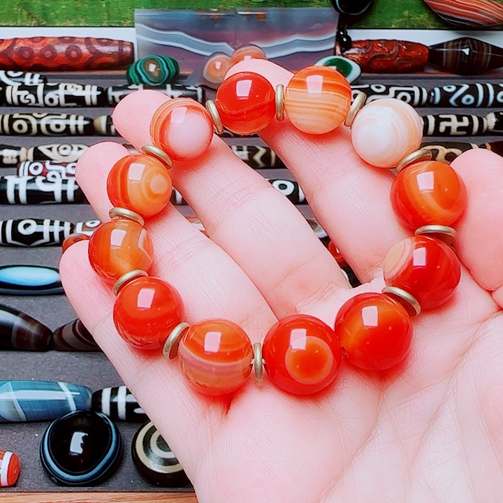 玛瑙/玉髓合金珠宝半成品