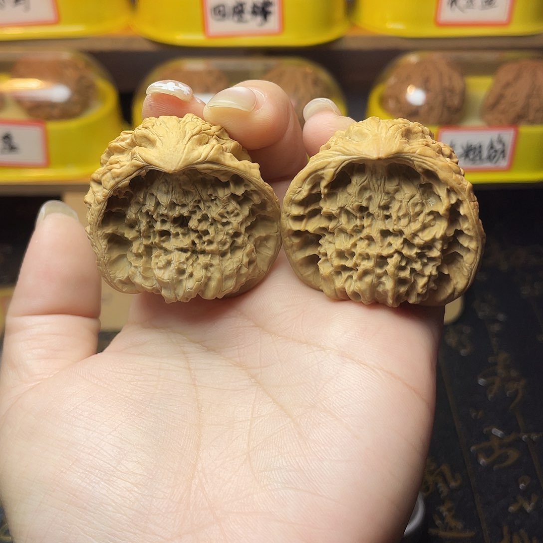 文玩核桃把件蛇头41