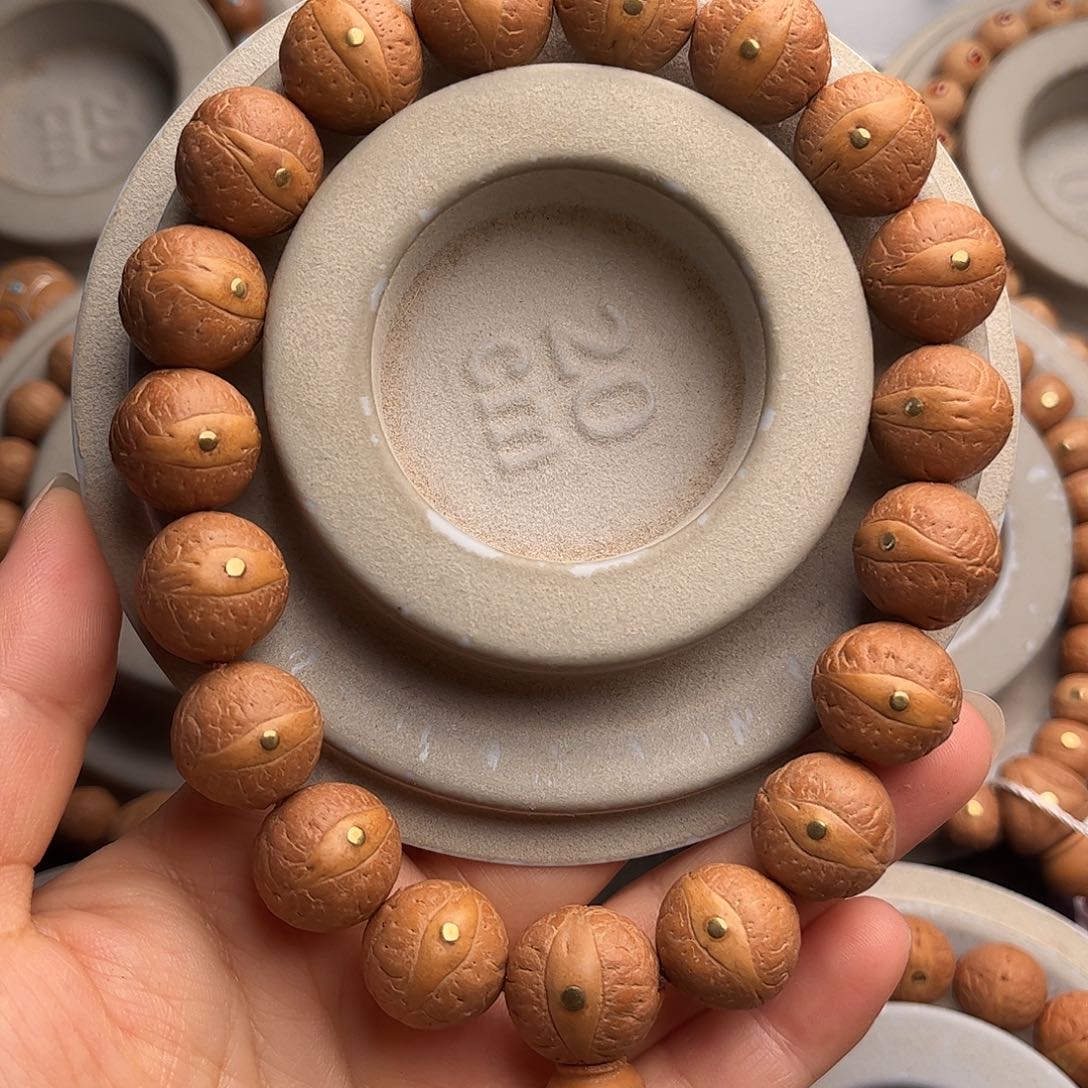 凤眼菩提手串15镶嵌款