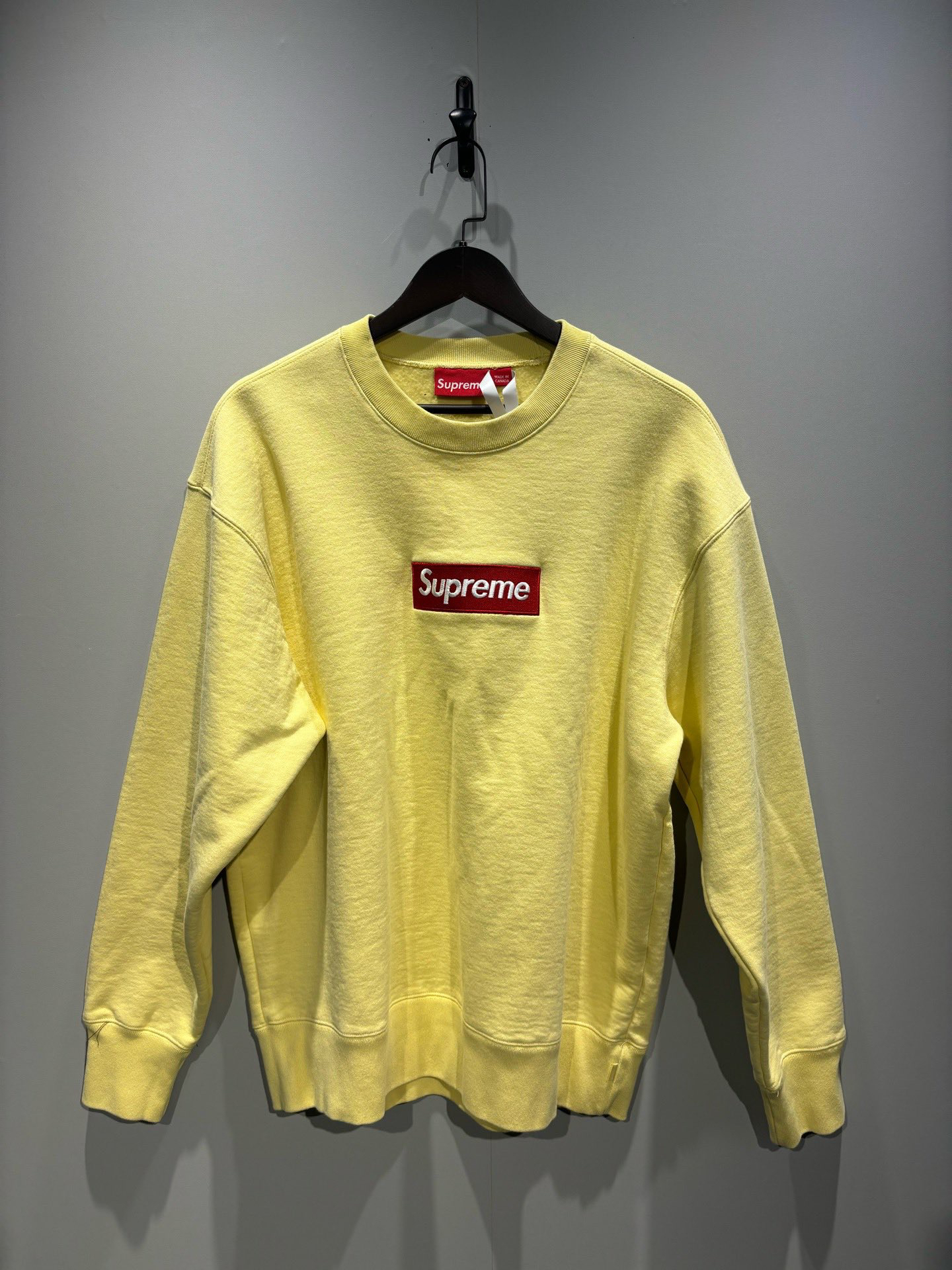 未使用 Supreme box logo 抓绒卫衣/m码/0087