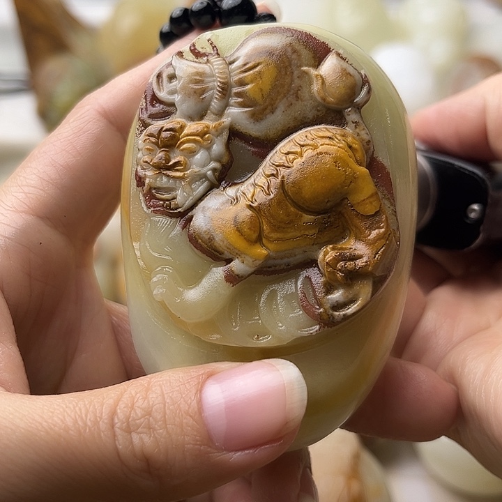 石材古青石不退换貔貅微瑕