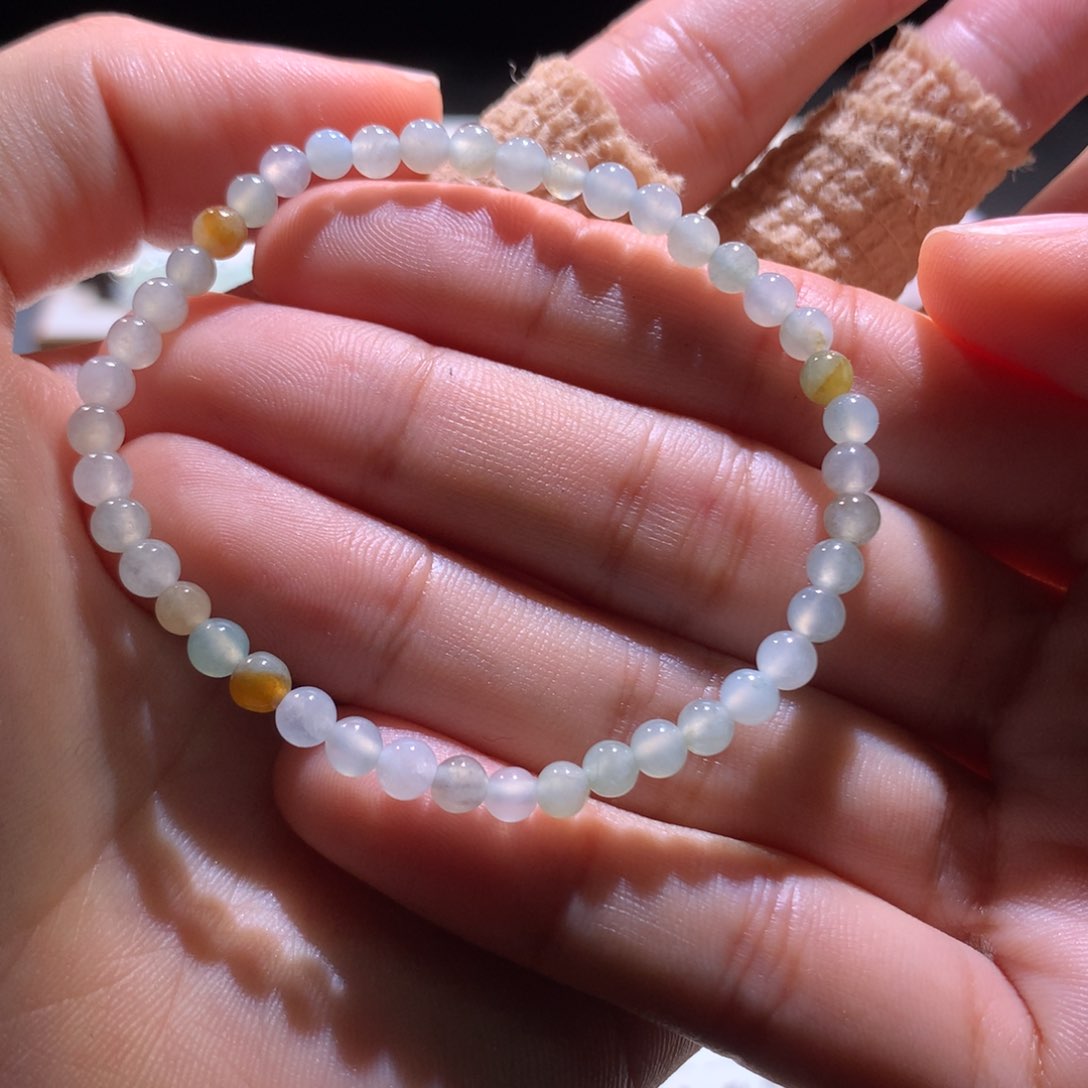 未镶嵌手链翡翠福利串卡4有瑕