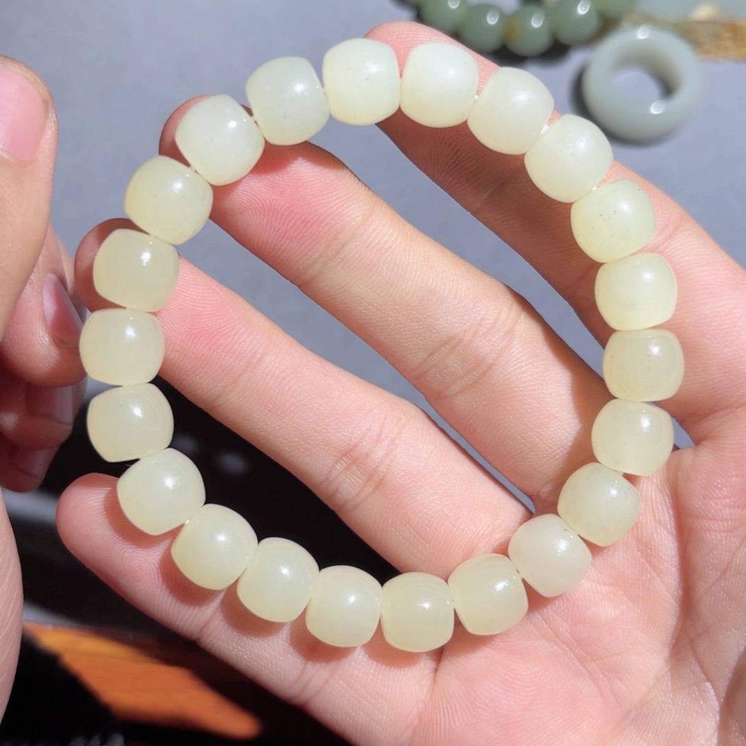 和田玉手链未镶嵌