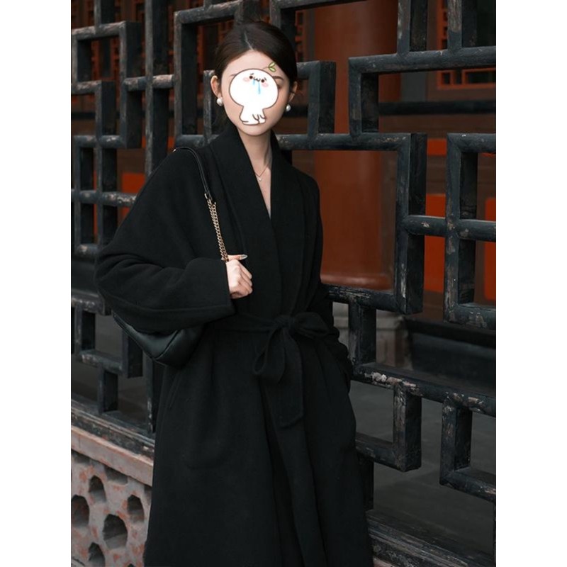 新年红双面女装今年秋冬高档浴袍婚纱开司米服装