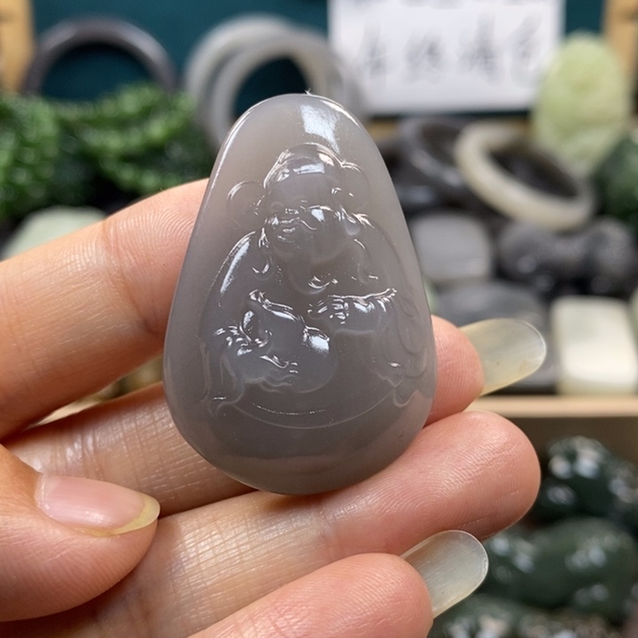 和田玉颈饰未镶嵌