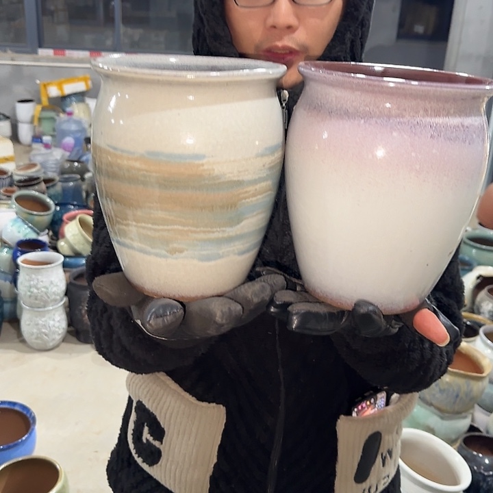 高度21口15啦啦花盆