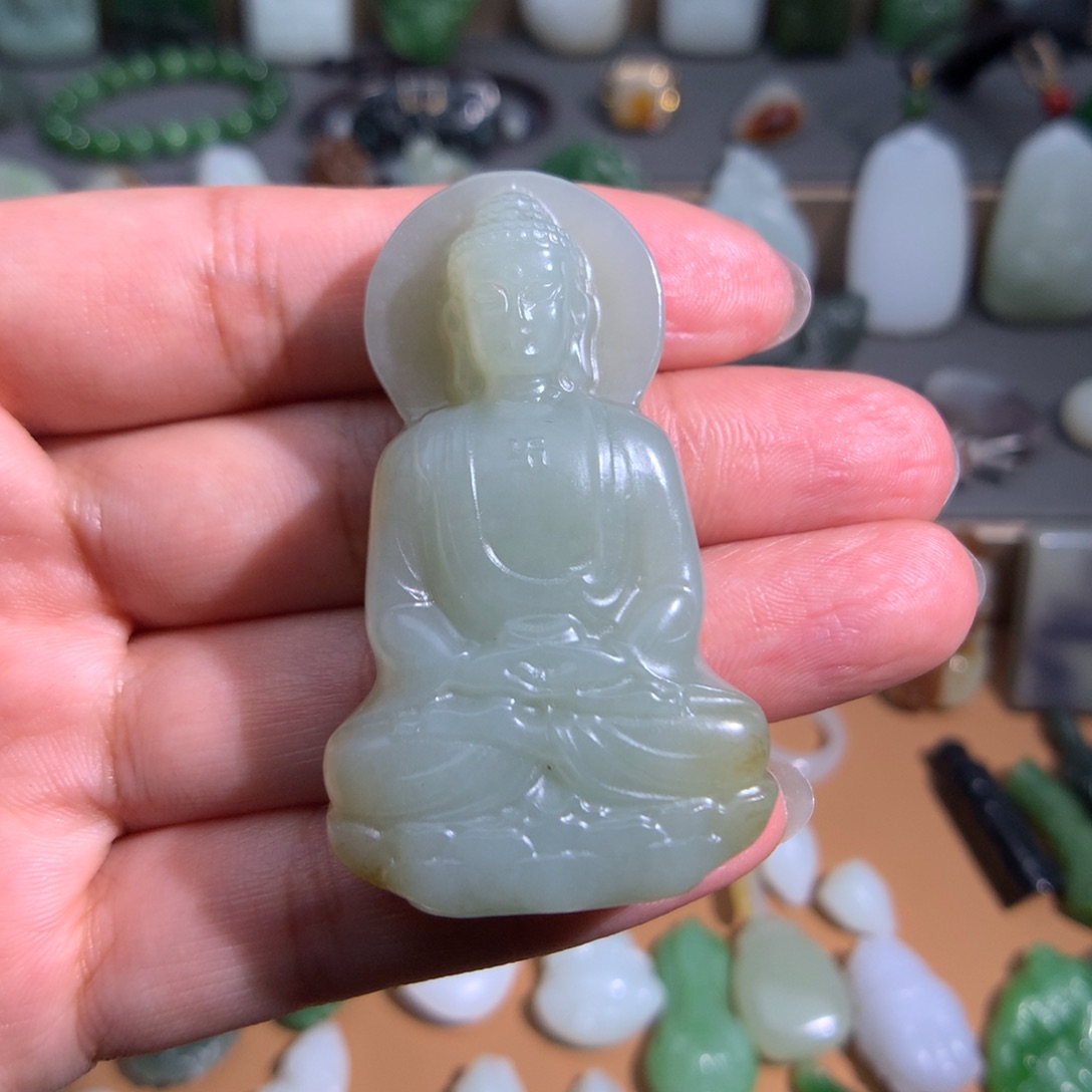 和田玉颈饰未镶嵌?****邪