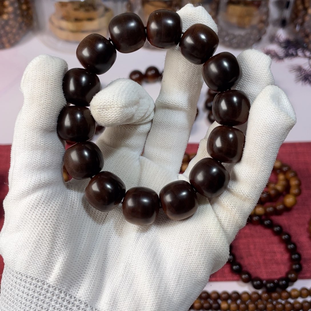 檀香木手串/手链1*1516焦糖