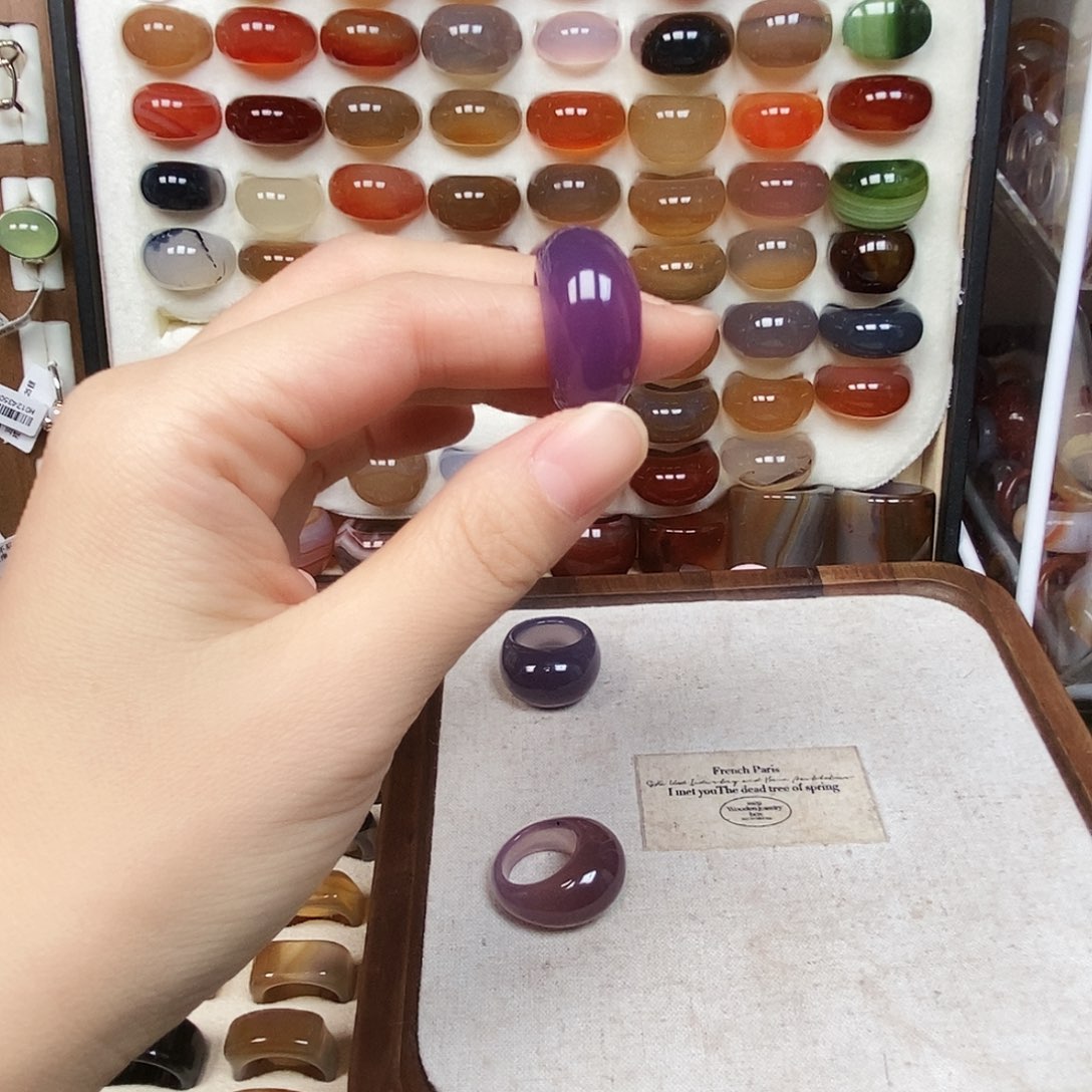 小****玛瑙/玉髓未镶嵌戒指