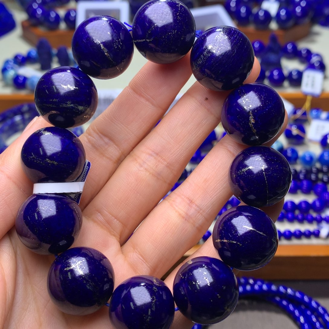 青金石手串未镶嵌12629