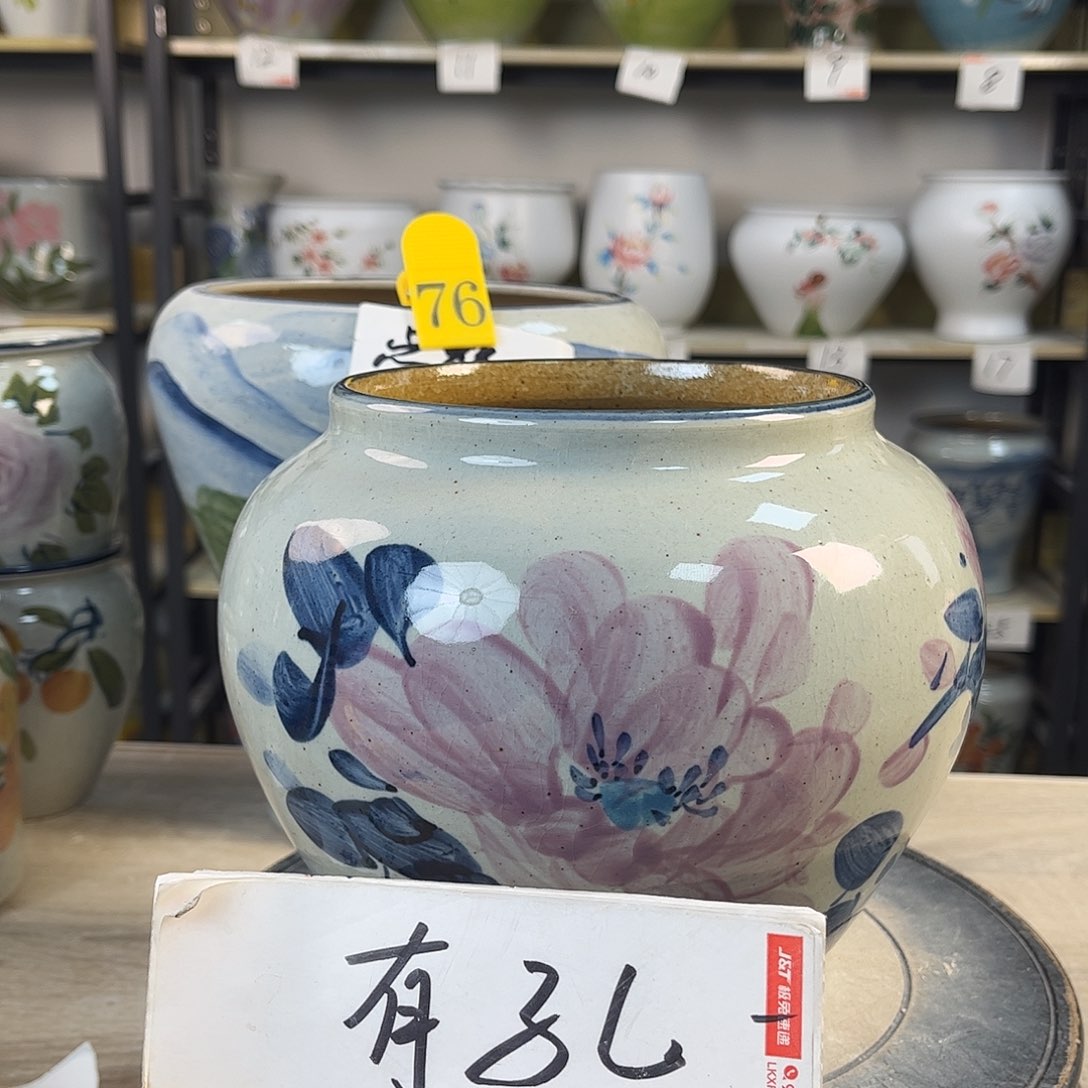 罐1wx景德镇陶瓷花盆