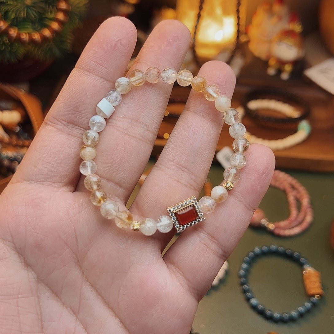 未镶嵌手链黄晶1111111