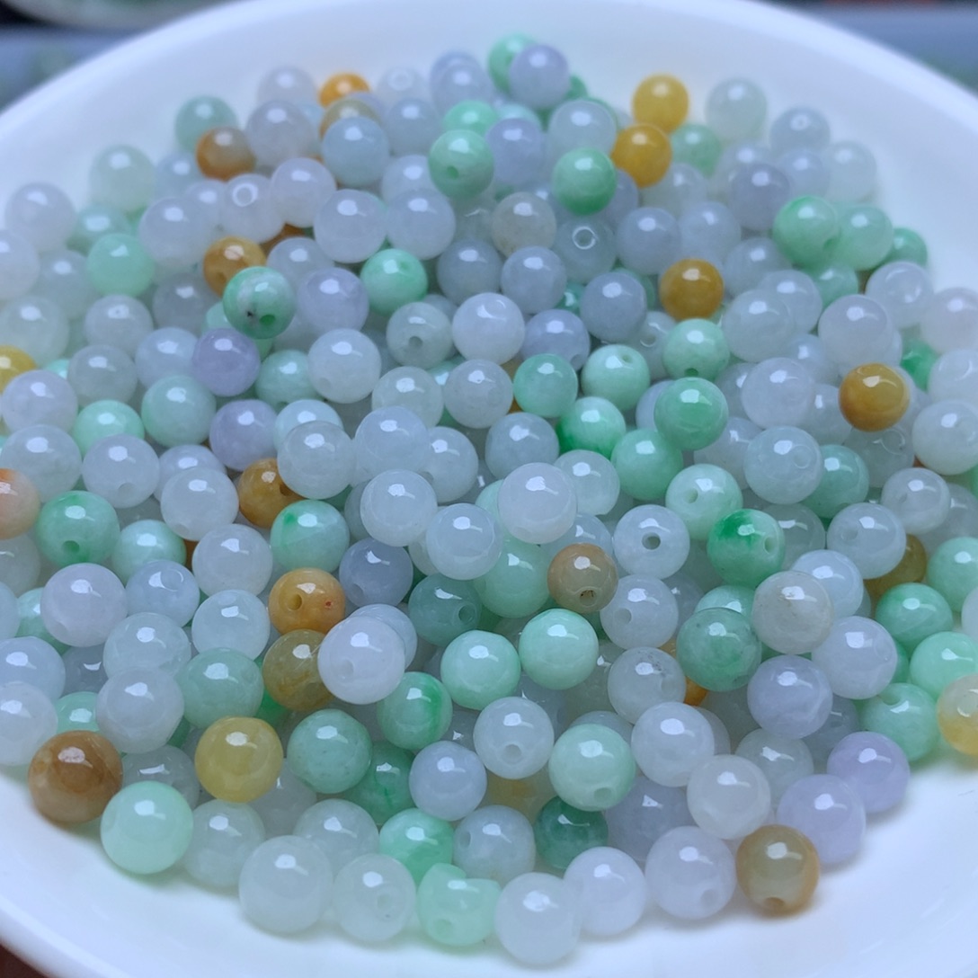 【闪购商品】未镶嵌翡翠手链卡5.5冰三彩50个