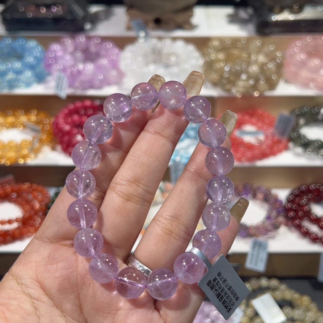 未镶嵌手串水晶宠粉福利薰衣草紫水晶11mm