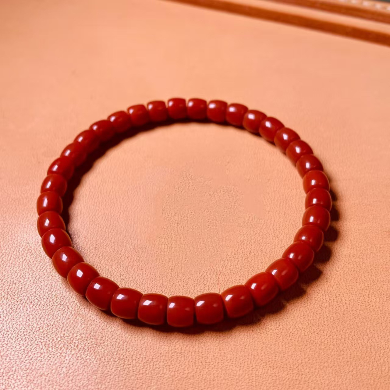 精品南红直切手串