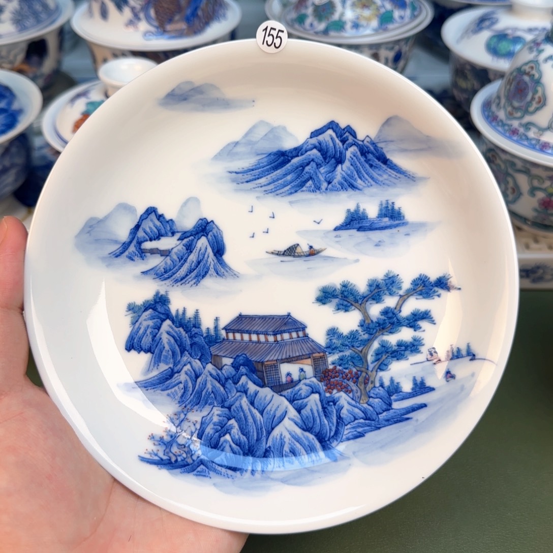 彦祖纯手工手绘茶具155