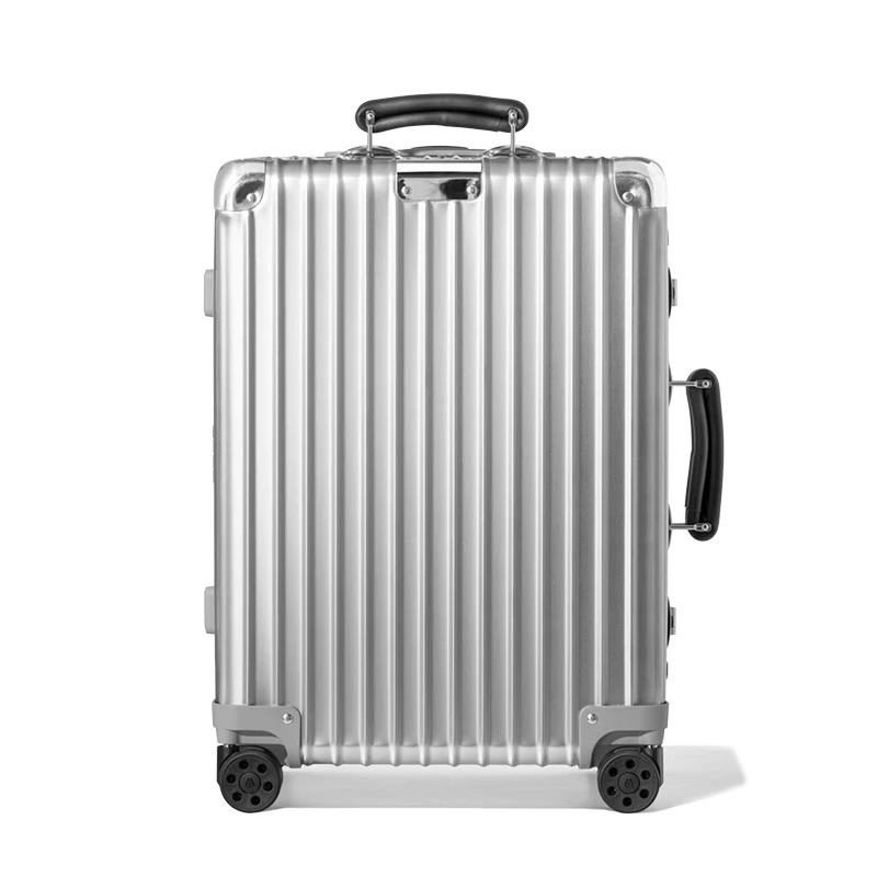 高定日莫家复古款Classic铝镁合金行李箱  定制006锁