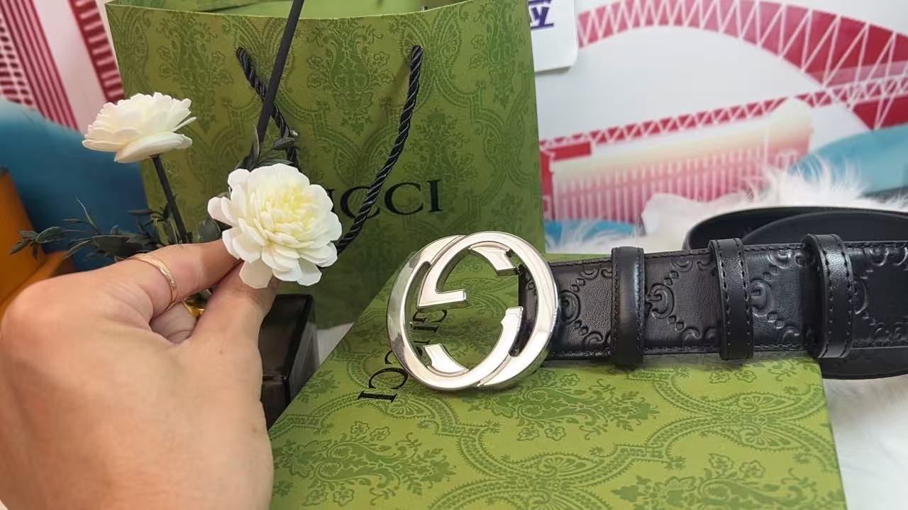 1号链接G+经典压花+全套礼盒包装+NFC芯片识别+高版本男士皮带