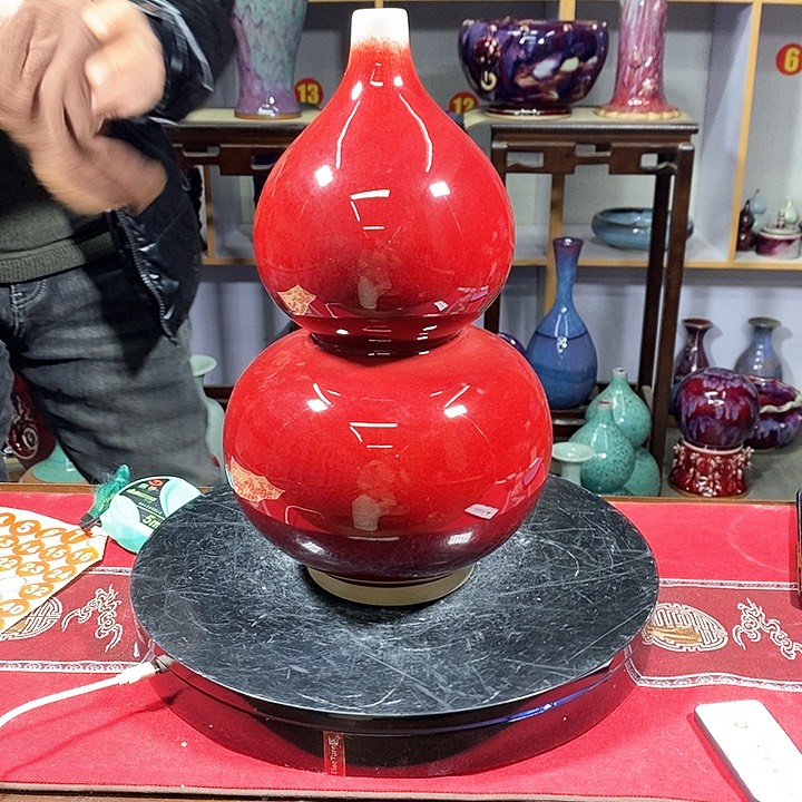 瓶中国神垕精品钧瓷