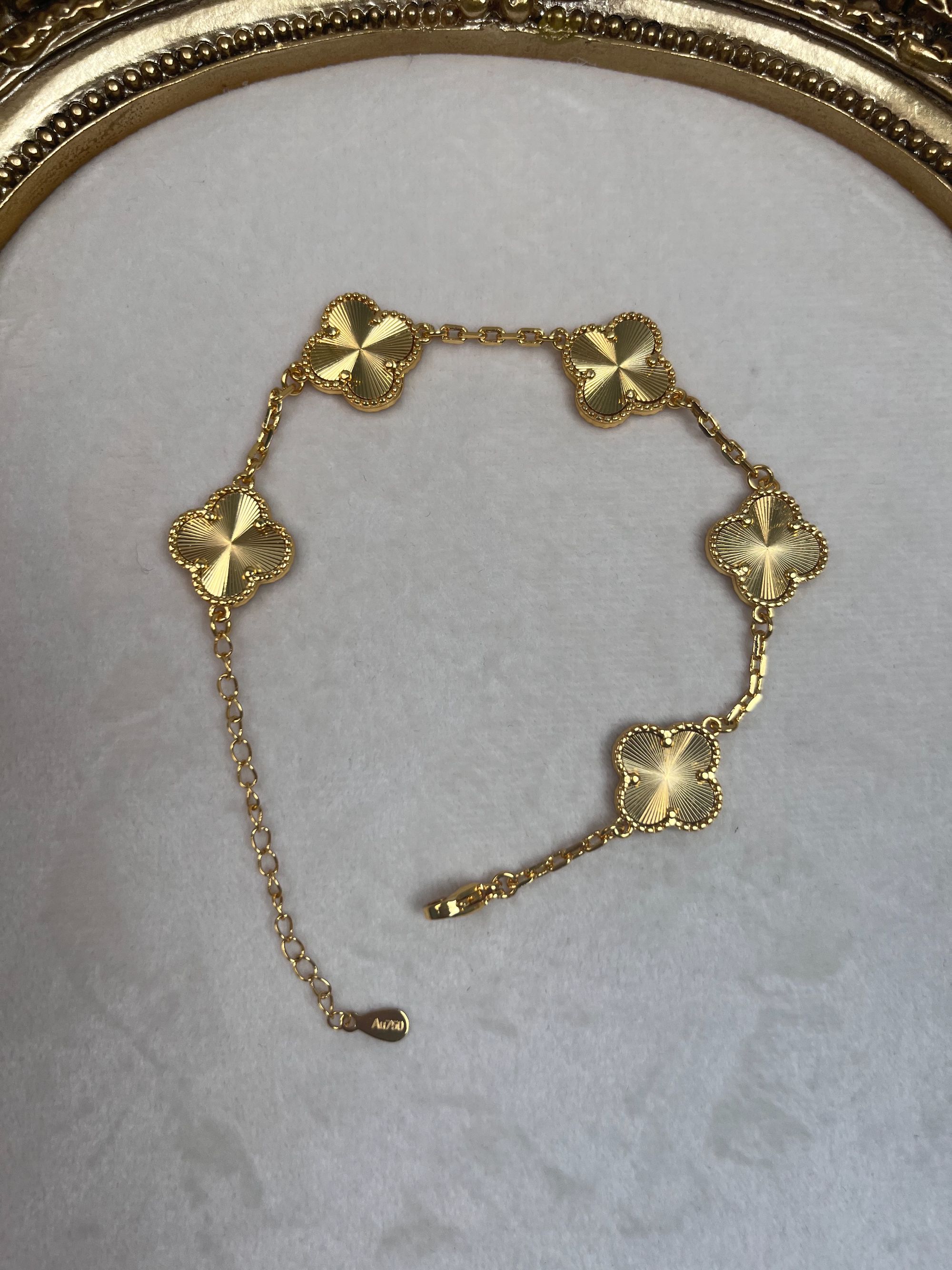 时尚高奢-YF013五花四叶草手链