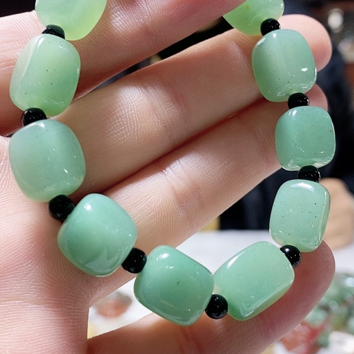 密玉（石英质玉）手链未镶嵌