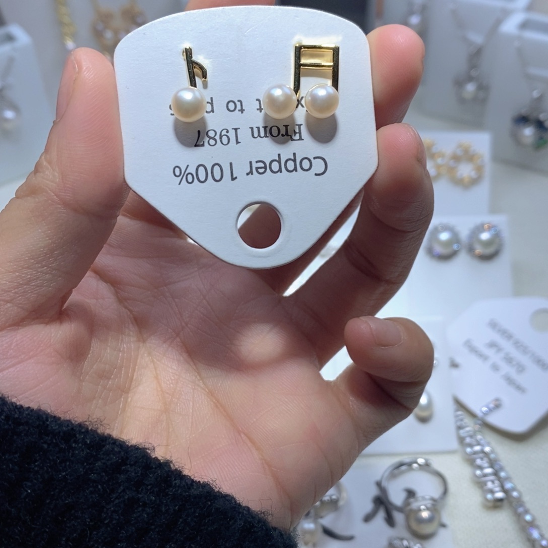耳饰未镶嵌淡水珍珠