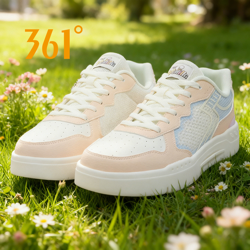 361°运动鞋女2025夏季新款透气板鞋耐磨防滑休闲鞋百搭582426618