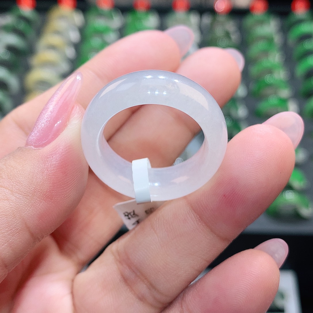 翡翠戒圈未镶嵌20-21圈