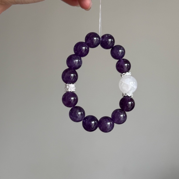 Elyssia 乌拉圭紫水晶+白幽灵 总价168