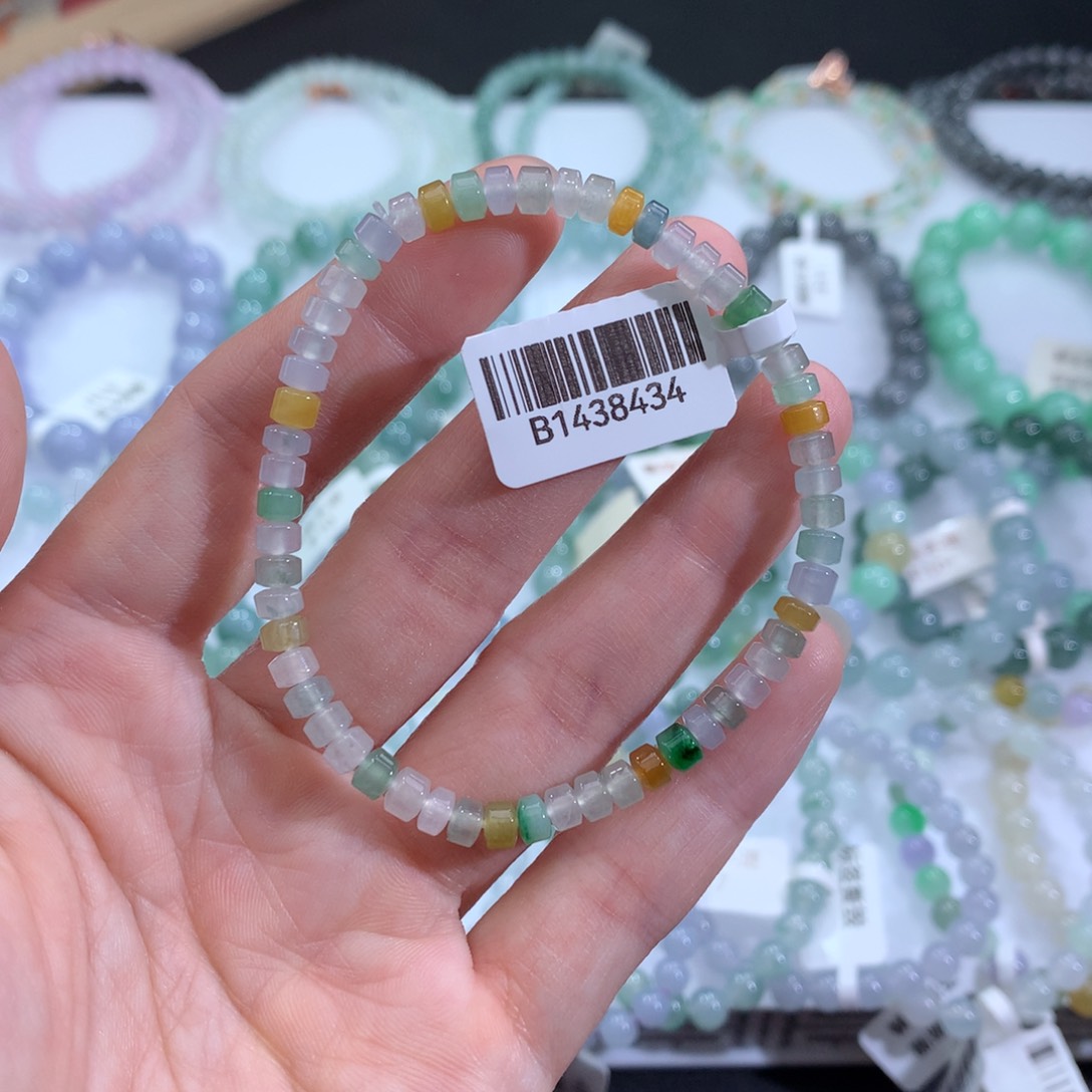 未镶嵌翡翠手链天然