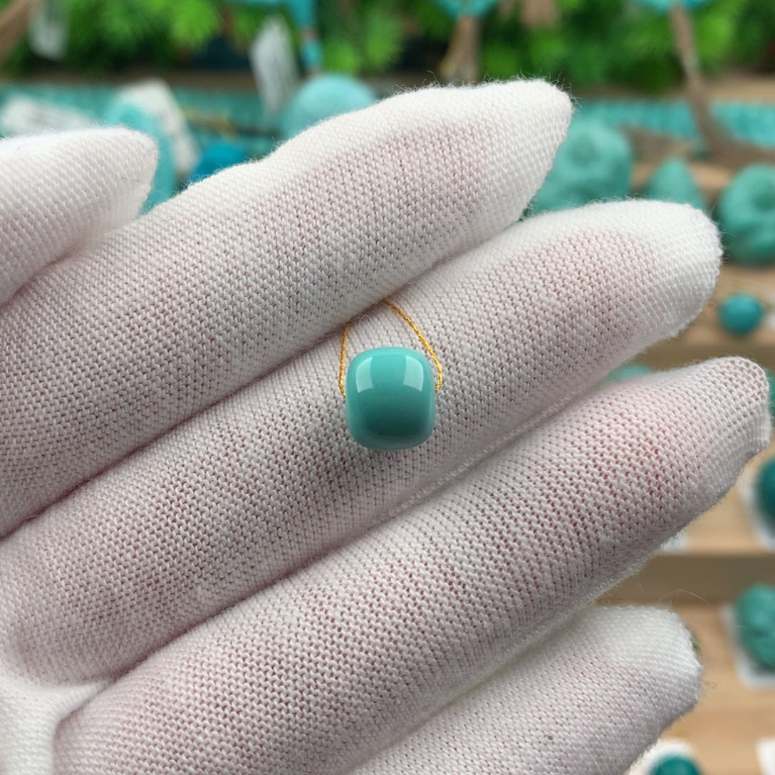 绿松石配饰未镶嵌卡8.8*7.7