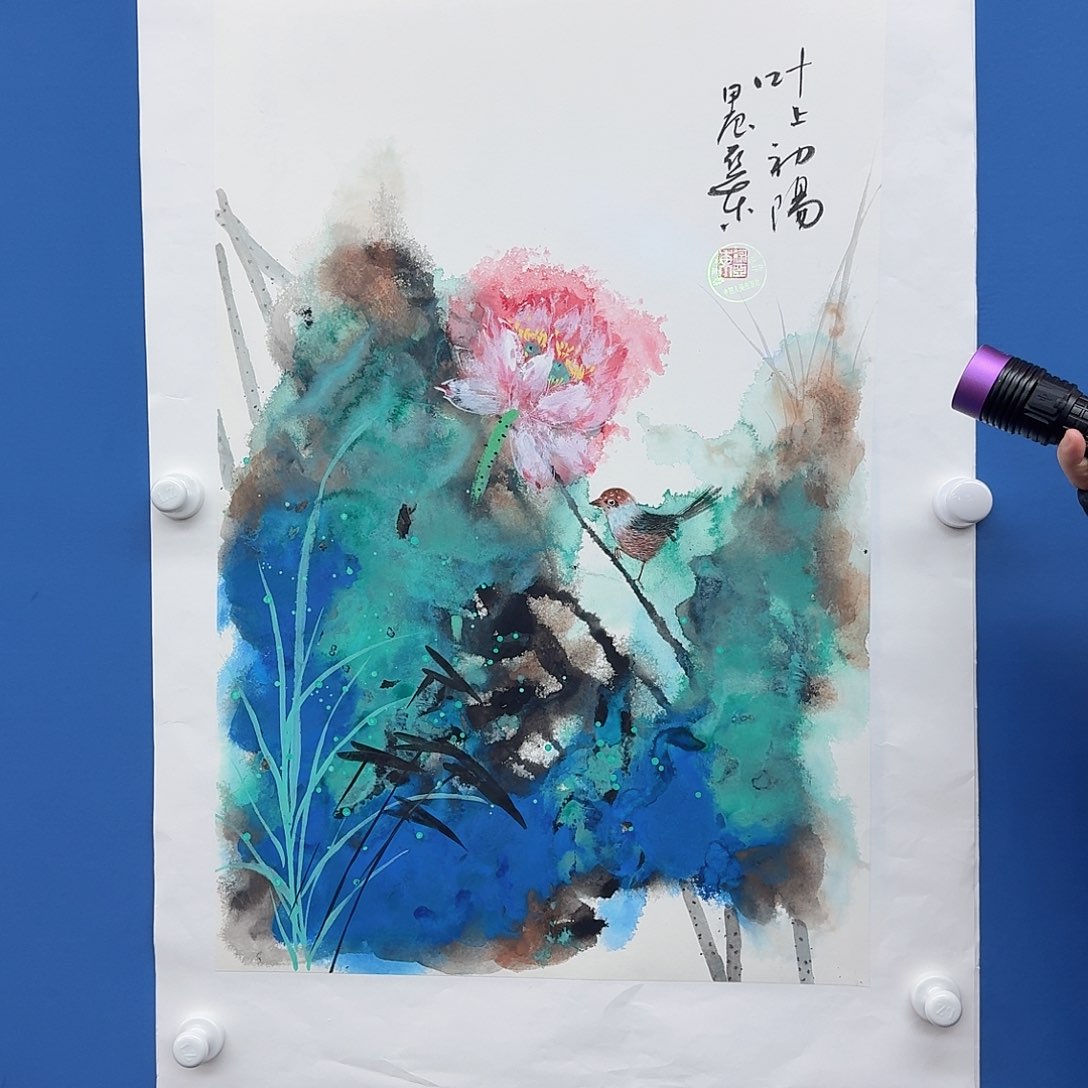 国画多次参加国内外大型