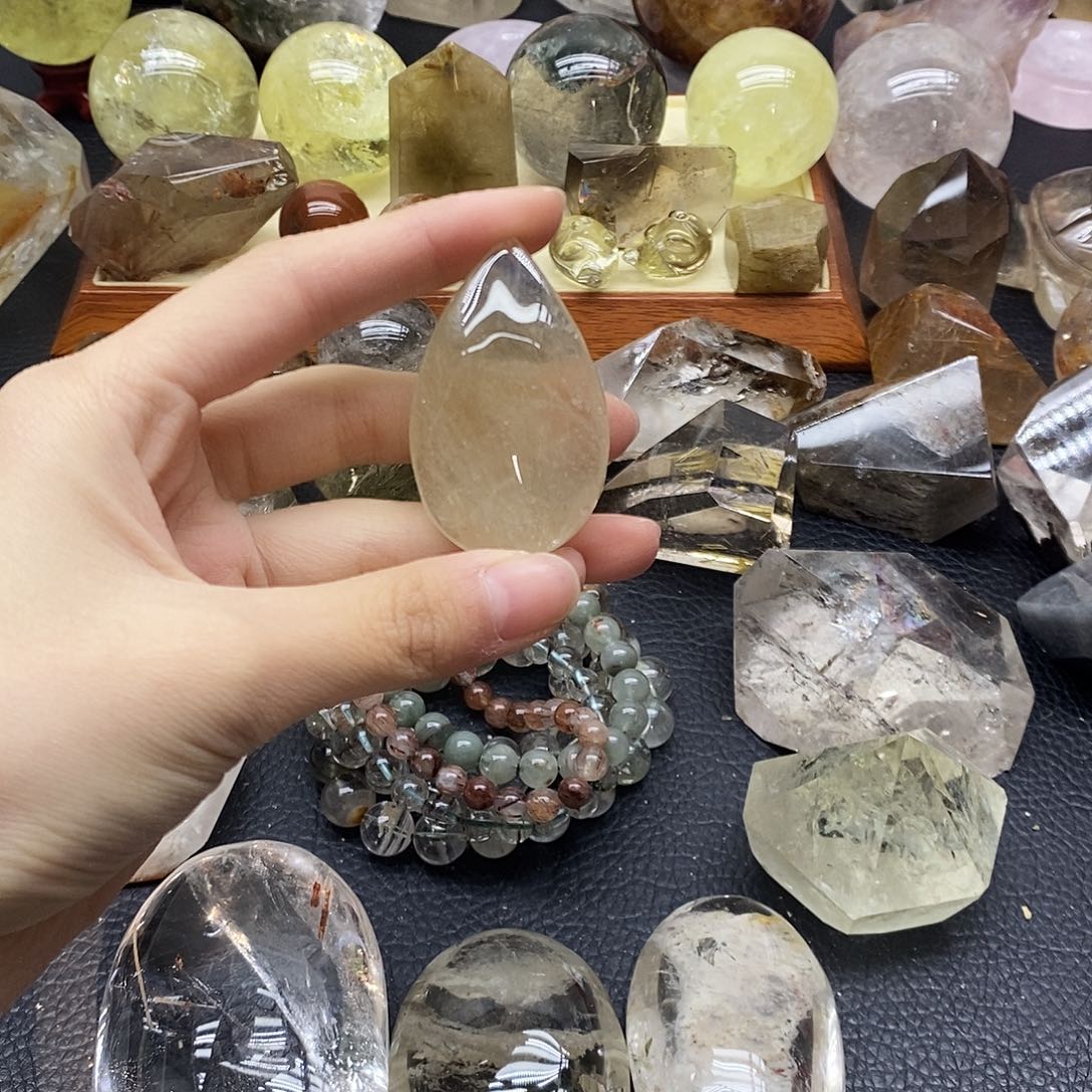 未镶嵌水晶珠宝半成品 11水晶石