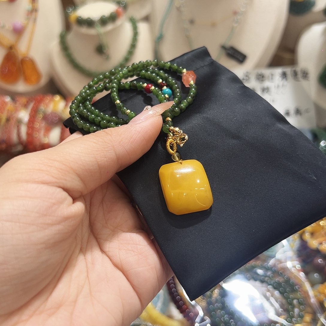 蜜蜡吊坠(不含链)未镶嵌婧*