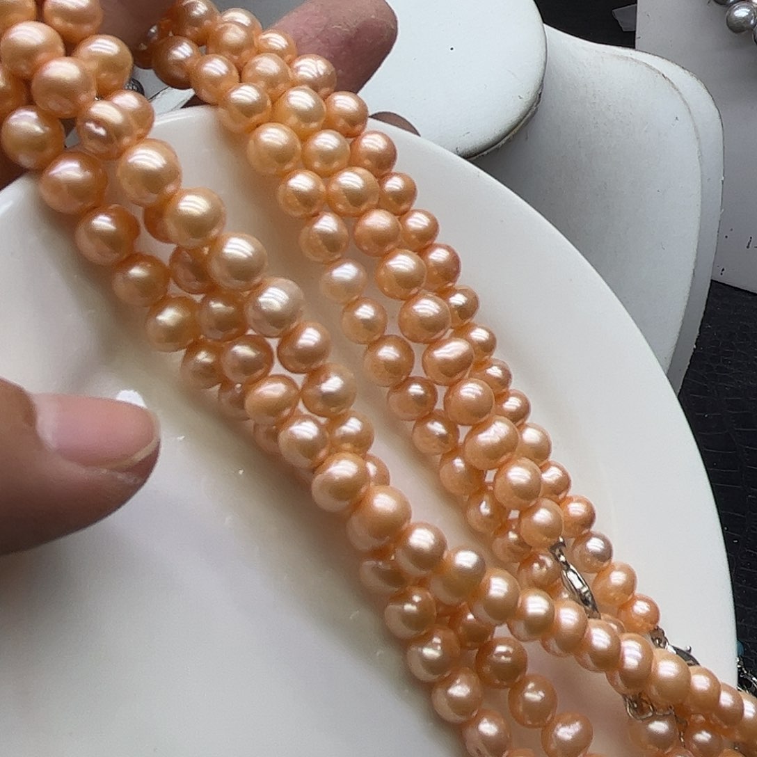 淡水珍珠钛钢颈饰