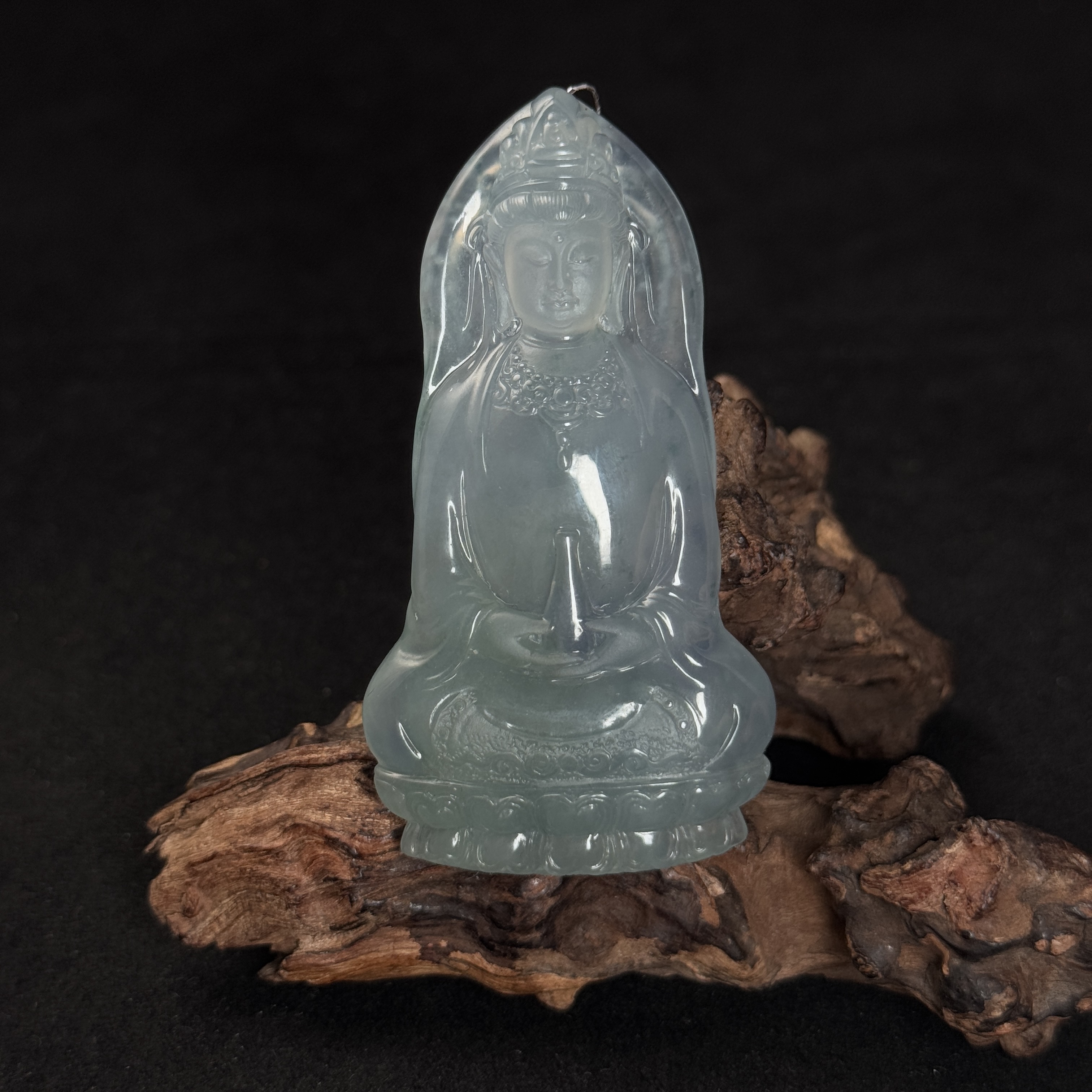 【诚翠拍品第一百零二期午】翡翠99吊坠zxg140012