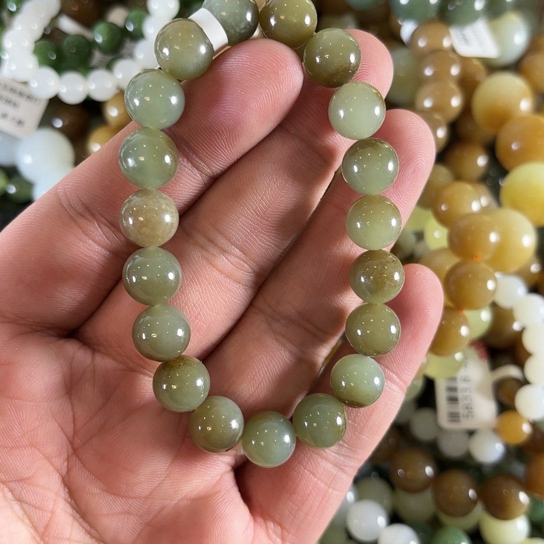 和田玉手链未镶嵌W186